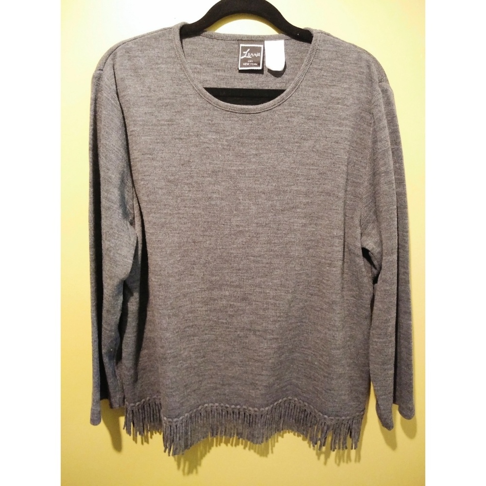 Vintage Gray Fringe Co-ord/2 pc Set